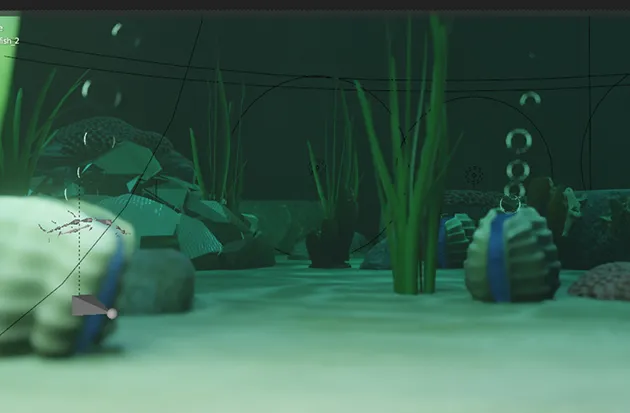 Image des bulles dans l'animation