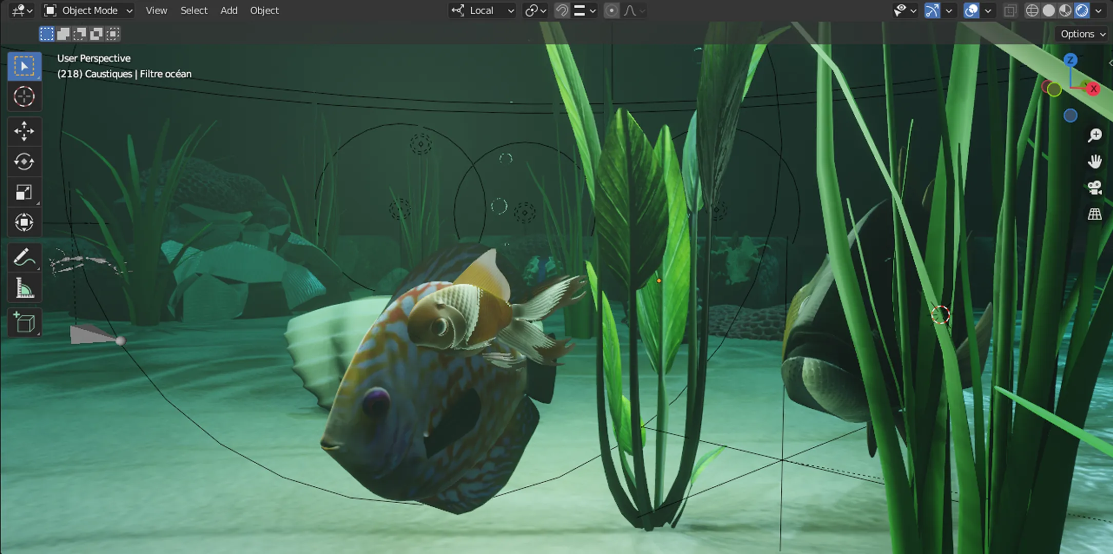Showcase de la modélisation du projet 3D