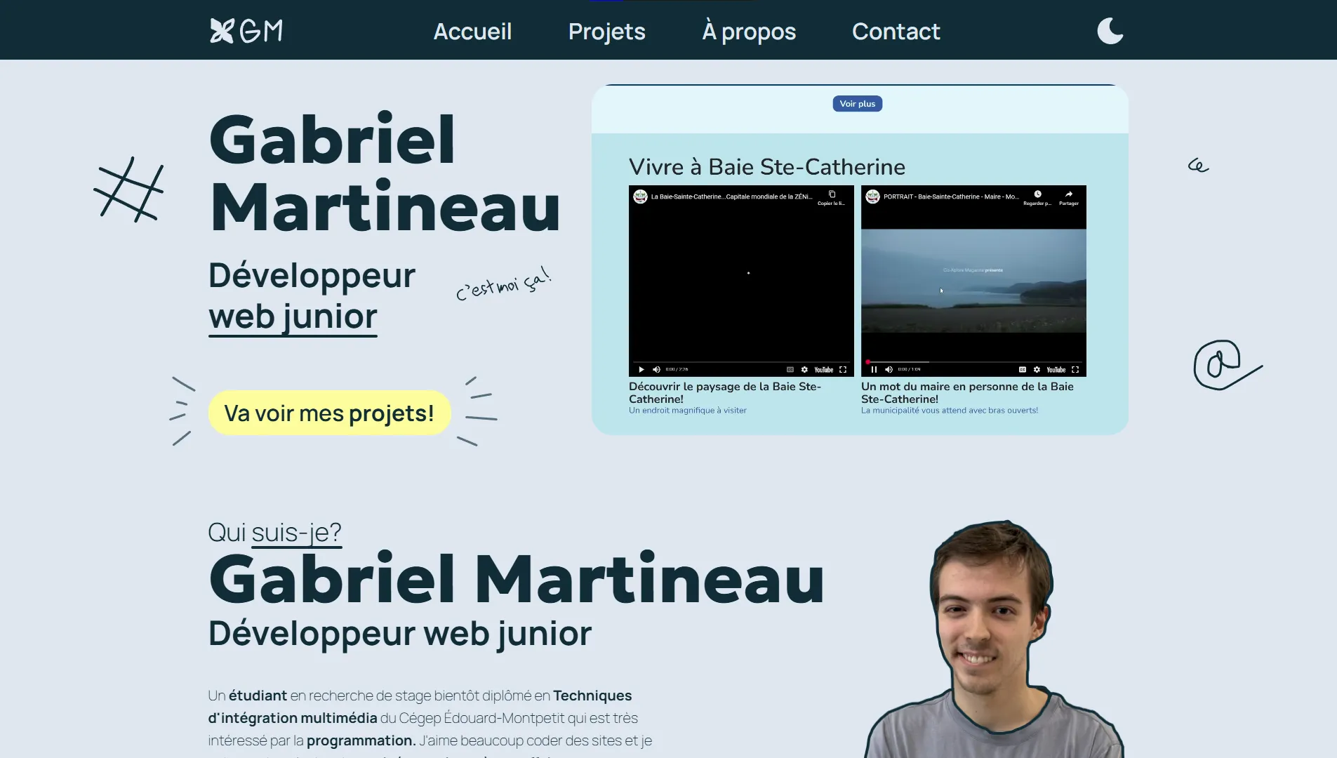 Vidéo de présentation de Gabriel Martineau
